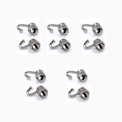 20 Pcs Dental Orthodontic Crimpable Hooks Stops Arch Wire Gurin Lock + Driver