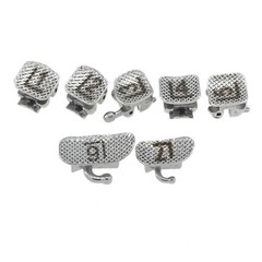Dental Orthodontic Self Ligating Brackets Damon Q Clear Ceramic Metal Roth MBT