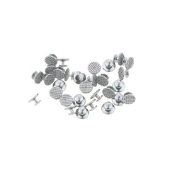 Dental Orthodontic Metal Ceramic Cleat Lingual Button Hinges Traction Hook Turbo