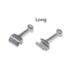 100pcs Dental Orthodontic Sliding Crimpable Hook Open Surgical Hooks Long/Short