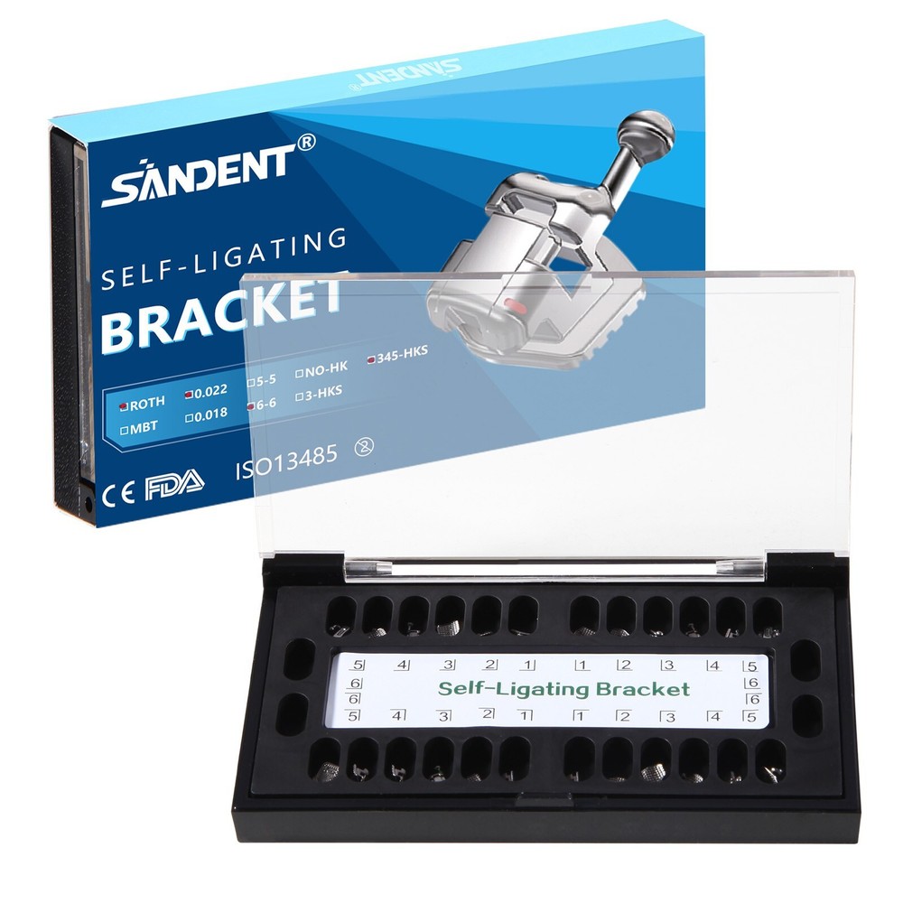 1-10packs USA Dental Braces Roth Orthodontic Self-ligating Brackets 022 345 Hook