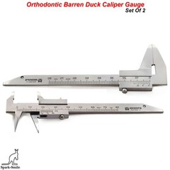Ortho Duck Barren Double Head Caliper Measuring Gauge Dental Implant Instruments