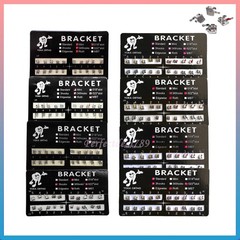 YOKA Dental Ortho Brackets Metal Braces Mini/Standard Roth/MBT 022/018 345Hooks