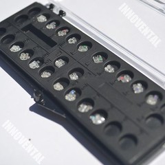 J&J Ortho™ CLARO™ Sapphire Ceramic Orthodontic Bracket MBT 018(20pcs) Hubit