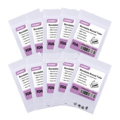 AZDENT Dental Bondable Buccal Tube 1st 2nd Molar MBT Roth 0.022 Non-Convertible