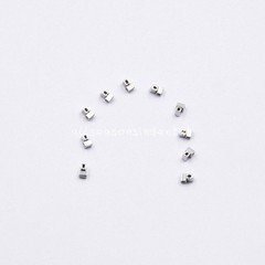 10 Pcs/Pack Dental Spiral Orthodontic Stainless Steel Crimpable Hooks Cross Tube