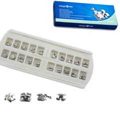 25Packs Dental Orthodontic Bracket MBT/Roth 022 3/345Hook MINI Metal Braces USA