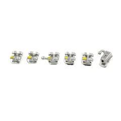 Dental Orthodontic Brackets Mini Braces Metal Buccal Tubes MBT Roth 022 3 345w/h