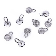 10 Pcs Dental Orthodontic Caplin Hook Traction Hook 3mm Diameter Round Bondable