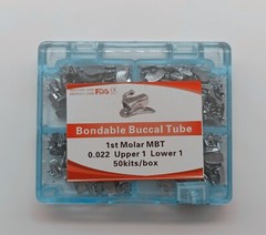 100Sets Dental Orthodontic Buccal Tube Bondable Roth/MBT 022″ Mesh Base 1st/2nd