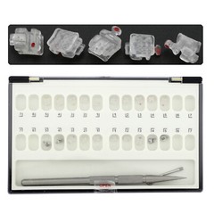 Orthodontic Self Ligating Brackets Ceramic Braces Damon Clear Style Roth MBT 022