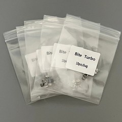5Packs Dental Orthodontic MIM Bite Turbos Tongue Tamers Monoblock Bondable Hinge