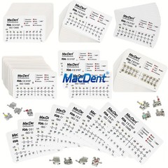 Dental Orthodontic Metal Brackets Roth/MBT/Edgewise 022/018 Hooks 345/3/No Hook