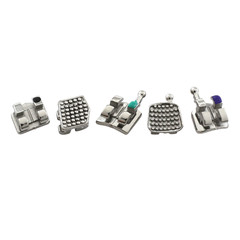 10 Kits Dental Orthodontic Metal Mini Twin Bracket Braces MIM Roth Slot 022 345