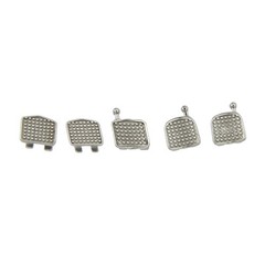 Dental Orthodontic Brackets Metal Braces MIM Mini Roth MBT 0.018 345 Hooks 5-5