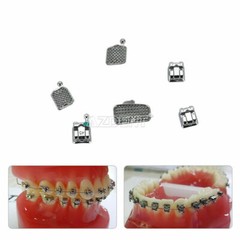 Dental Orthodontic MIM Self-Ligating Brackets Braces Mini Roth .022 Hooks 345