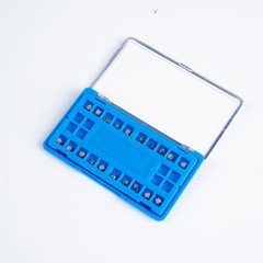 20Pcs Dental Self-ligating Orthodontic Brackets Metal Braces Roth/Mbt 022 + Tool