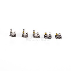 10XAZDENT Dental Orthodontic Brackets Braces Mini/Standard Roth/MBT.022 Hook 345