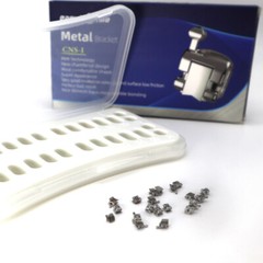 Ortho Metal Self Ligating Bracket MBT Roth 022 3/345Hook Dental Mini Brace 2Pack