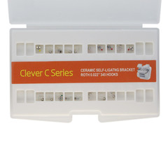 Dental Orthodontic Self Ligating Ceramic Bracket Damon Clear Braces AO Empower