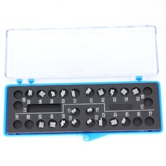 10×Dental Orthodontic Ceramic Bracket MBT 0.022” Slot w/h on 3 hook 20pcs/case