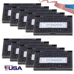 20pcs Dental Orthodontic Self-Ligating Brackets Roth 022 Hooks 345 +Buccal Tubes