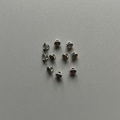 10Bag Dental Orthodontic Lingual Buttons Direct Bond Eyelets Round Base Brackets