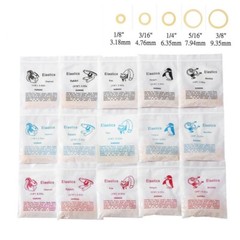 15 Sizes Dental Orthodontic Rubber Band Elastic Latex Braces 3.5 /5.0 /6.5 oz