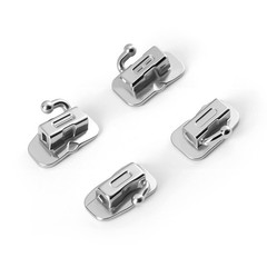 5 Sets Dental Ortho MIM Self Ligating Brackets Mini Roth.022 Hooks 345 1st Molar