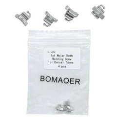 10x Dental Orthodontic Buccal Tube Roth 0.22 Welding Triple Conv 4pcs/Set
