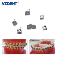 Dental Orthodontic MIM Self-Ligating Brackets Braces Mini Roth .022 Hooks 345