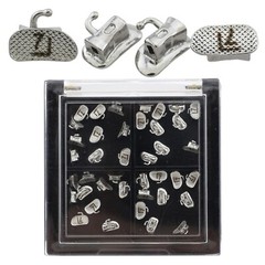 Dental Orthodontic Buccal Tubes 1st 2nd Molar Roth MBT 022 Laser Marked 40pcs