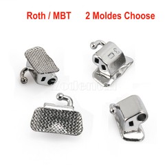 Tubo bucal Bondable de ortodoncia Dental tubo doble 1er Molar Roth/MBT 022 U2/L2