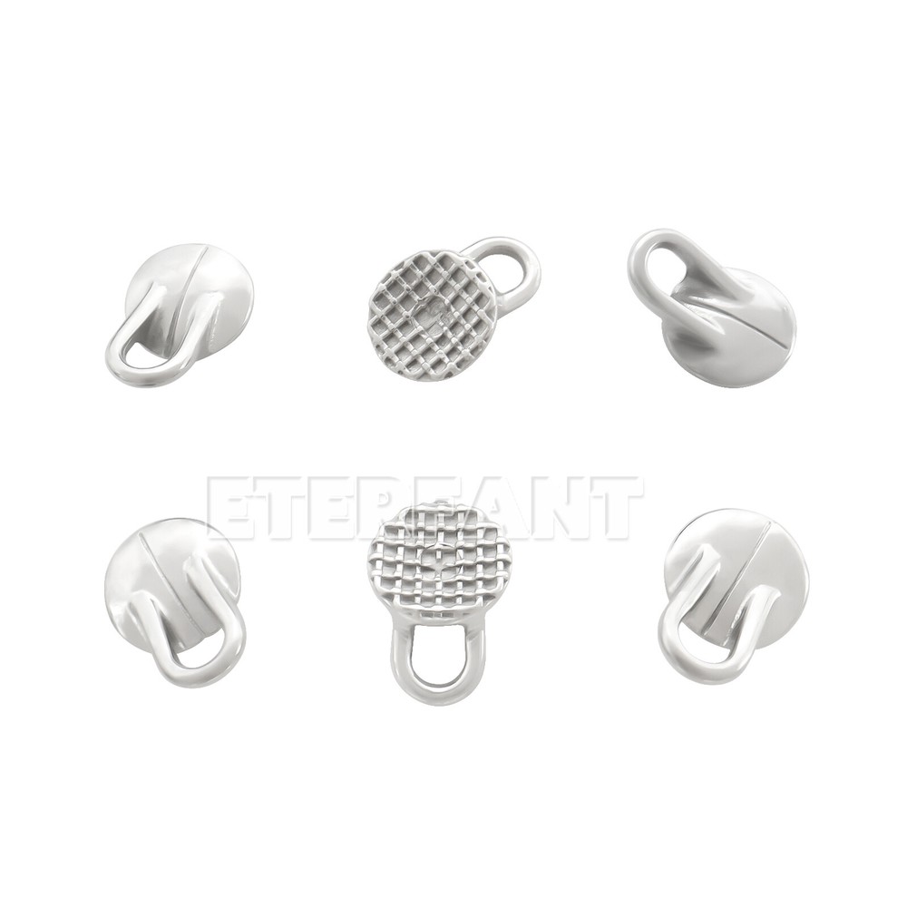 ETERFANT Dental Lingual Buttons Round/Rectangular Bondable/Lingual Button Chains
