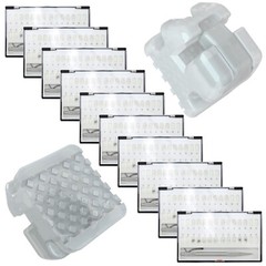 10X Ceramic Self Ligating Brackets Orthodontic Damon Braces MBT 022 345 Thomas C