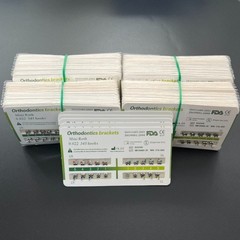 10Sets Dental Ortho Metal Brackets Mini Roth 022 345 hooks Mesh Base 200 Pcs