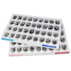 Dental orthodontic 108 sets 1st bands with U/3 L/2 buccal tube roth 022 31#-44#