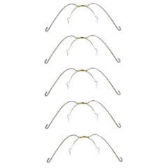 Dental Orthodontic Stainless Steel Extraoral Face Bow With Cuspid Hook 6 Sizes
