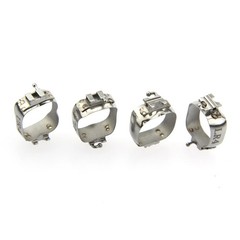 85Sets Orthodontic Buccal Single Tube Molar Bands Lingual Sheath Roth 0.022 GAC