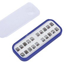 AZDENT Dental Orthodontic Brackets Braces Mini Roth.022 Hooks 345 Laser Mark