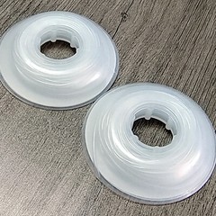 2X Orthodontic Archwire Sleeve Elastic Protective Tube Dental Wire Bracket Clear