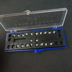 40pcs Dental Orthodontic Ceramic Brackets clear Braces Roth/MBT 022 Hooks 3-4-5