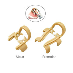 Dental Moisture Clip Cotton Roll Clips Premolar Molar Hemostatic Clamps Resin