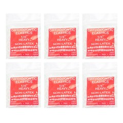100PCS JMU Dental Orthodontic Intraoral Elastic Latex-Free Rubber Band Clear USA