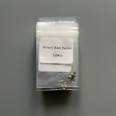 10Bag Dental Orthodontic Lingual Buttons Direct Bond Eyelets Round Base Brackets