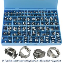 3M Type Dental Orthodontic Molar Bands MBT 022 Conv Buccal Tube Lingual Sheath