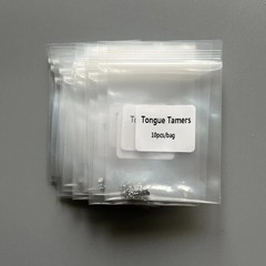 100 Pcs Dental Orthodontics Tongue Tamers Mini Spur Educador Lingual Mesh Base