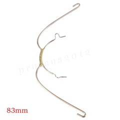 1-10Pcs Orthodontic Extraoral Face Bow with Cuspid Hook 6 Sizes Ortho