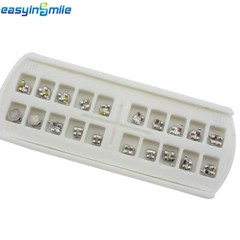 Orthodontic Brackets Dental MINI MBT/ROTH 022 Metal Braces 3/345Hooks 200Braces