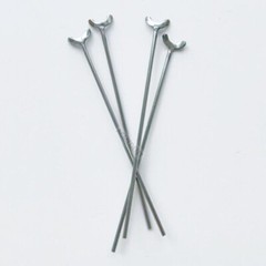 Dental Y-Type Scheu Style Ball Retainer J Clasp Oblique Clasps Bars 0.9mm 100Pc
